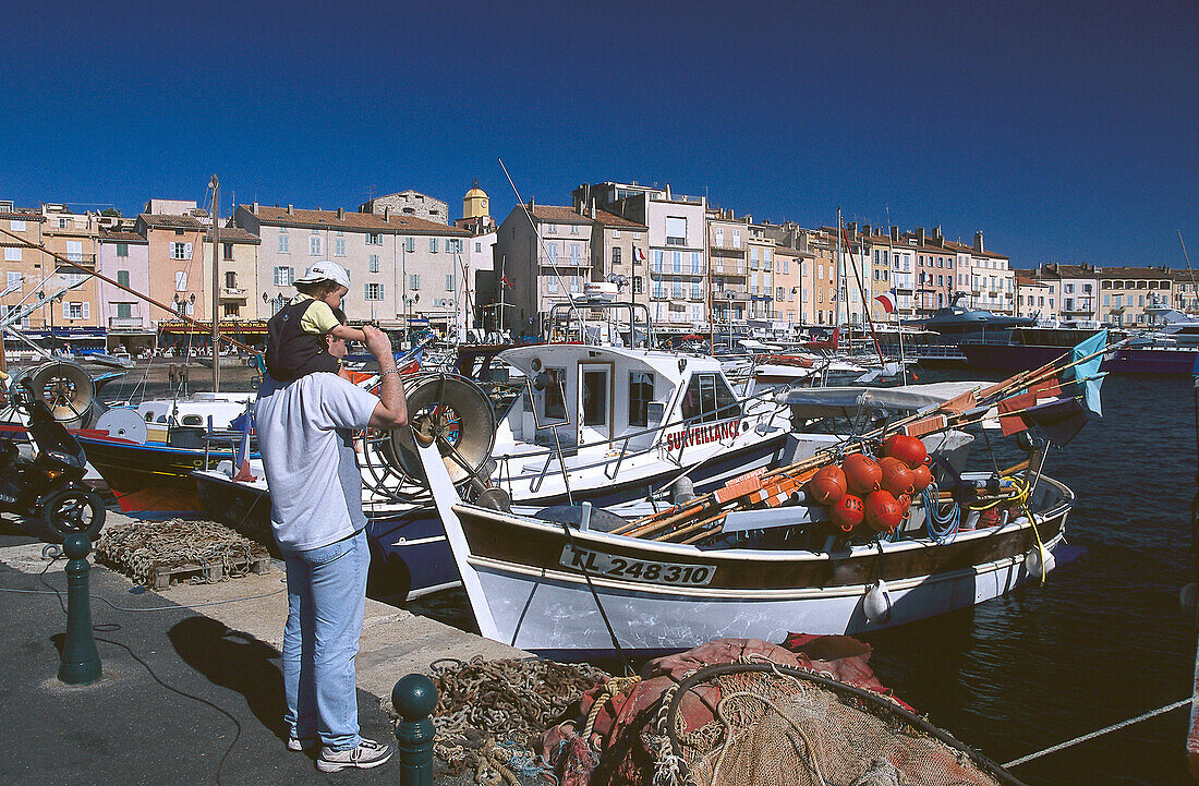 Harbour, Boats, St. Tropez Côte d'Azur, France