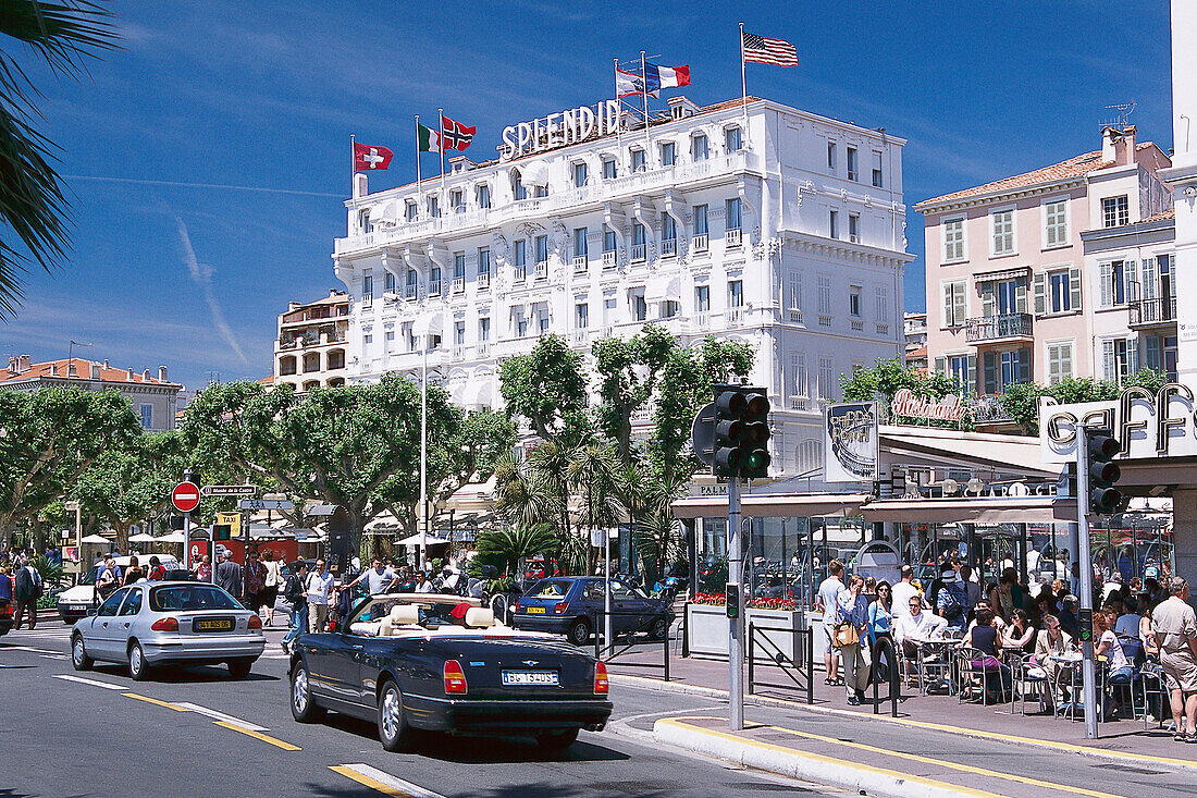 Boulevard de la Croisette, Cannes, Cote d'Azur, France