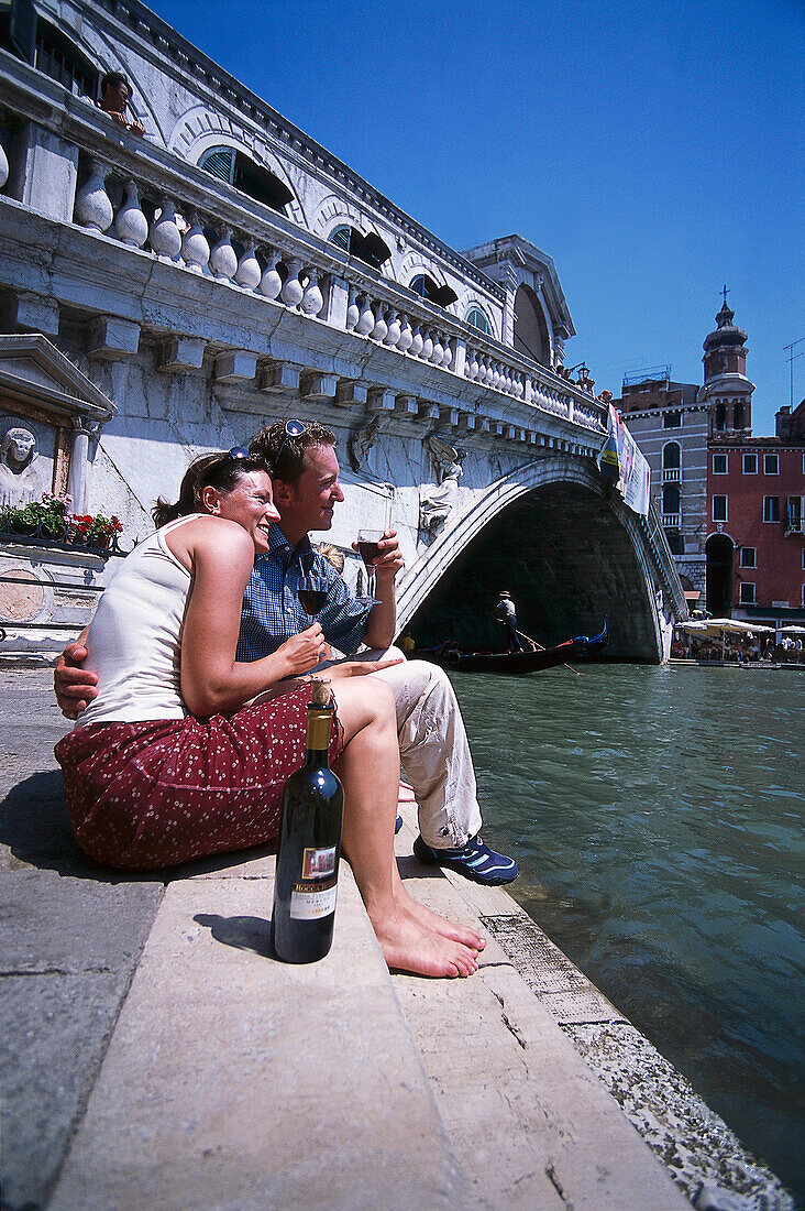 Ponte de Rialto, Canale Grande Venice, Italy