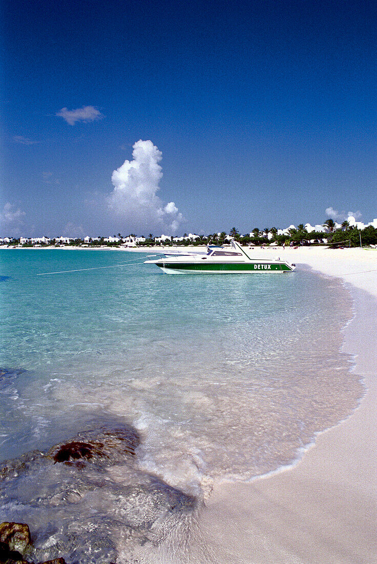 Beach, Deluxe resort Cap Juluca, Anguilla, Caribbean