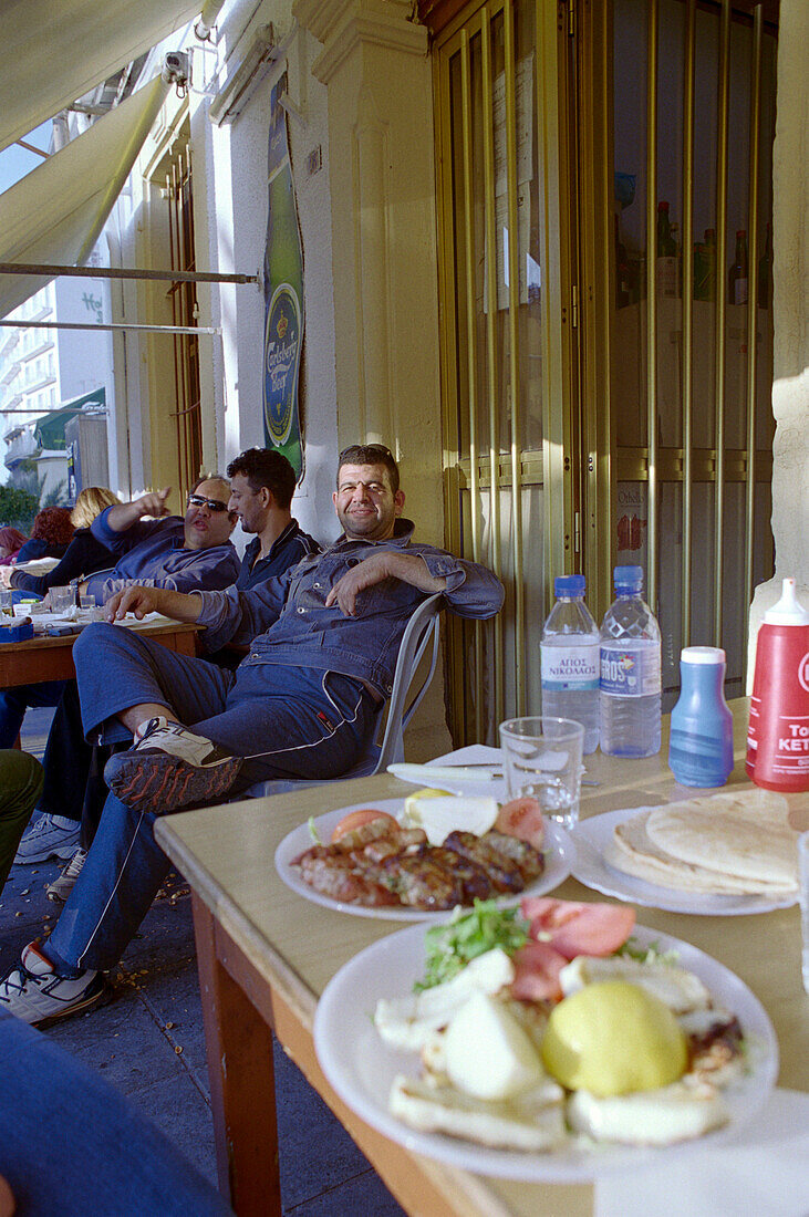 Typical snackbar, Greek part of Cyprus