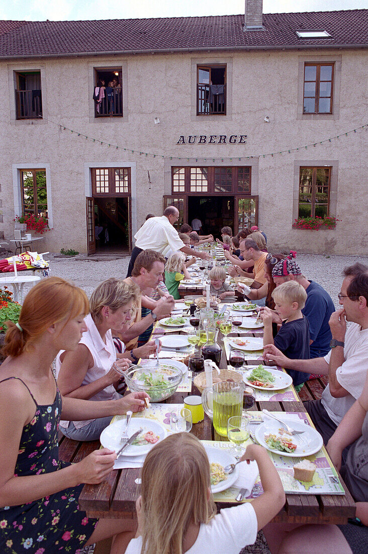 Big Table, Lunchtime, Vogesen France