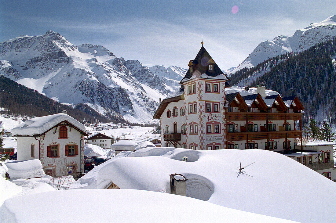 Hotel Post, Art Nouveau, Sulden, South Tyrol, Italy