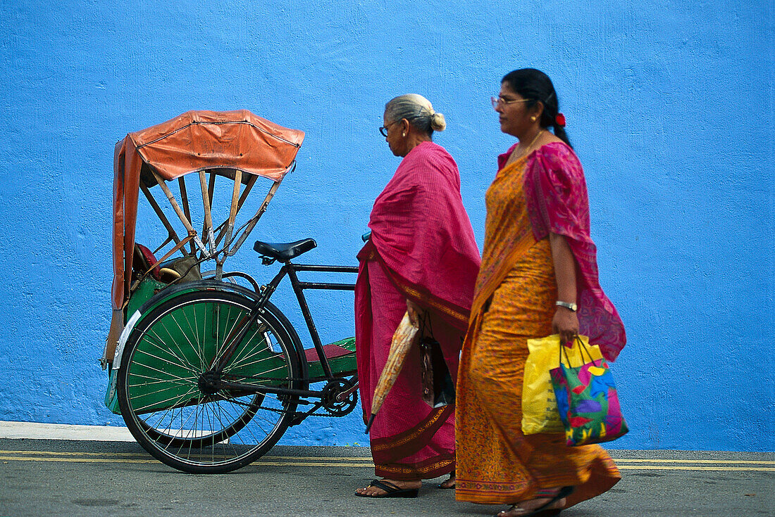 Traditionelles Transportmittel, Trishaw Singapur