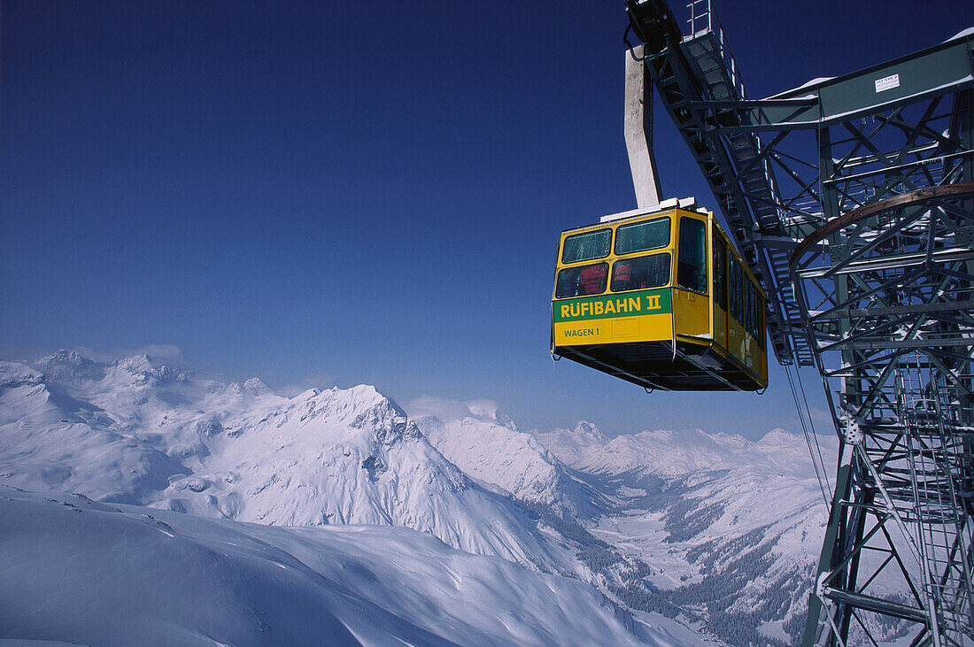 Rüfibahn, Seilbahn, Lech, Arlberg, Österreich