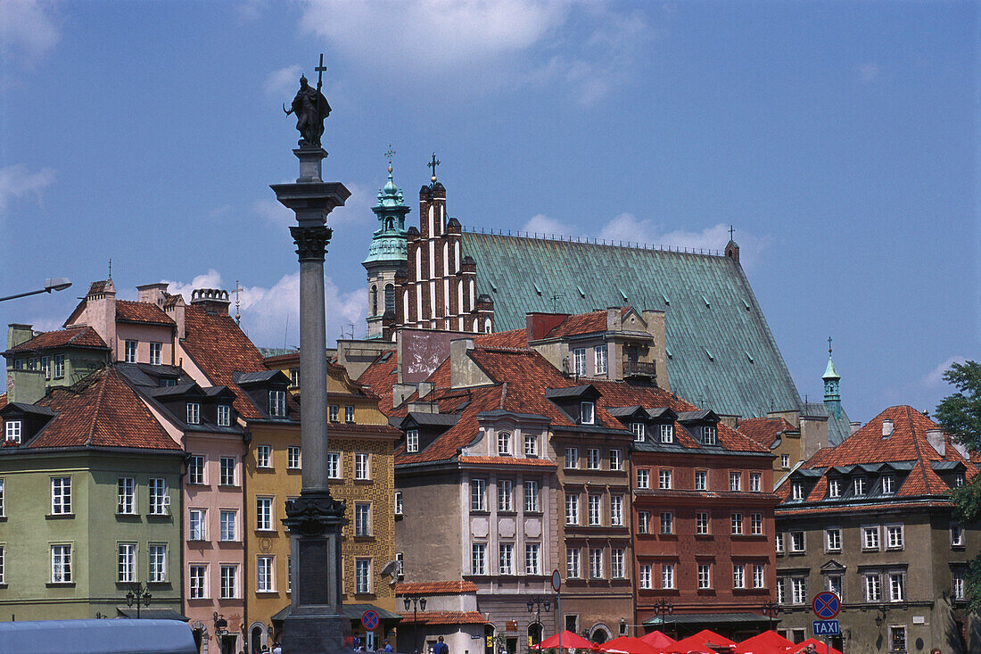 Altstadt von Warschau, Sigismund Saeule, Jesuitenkirche Polen