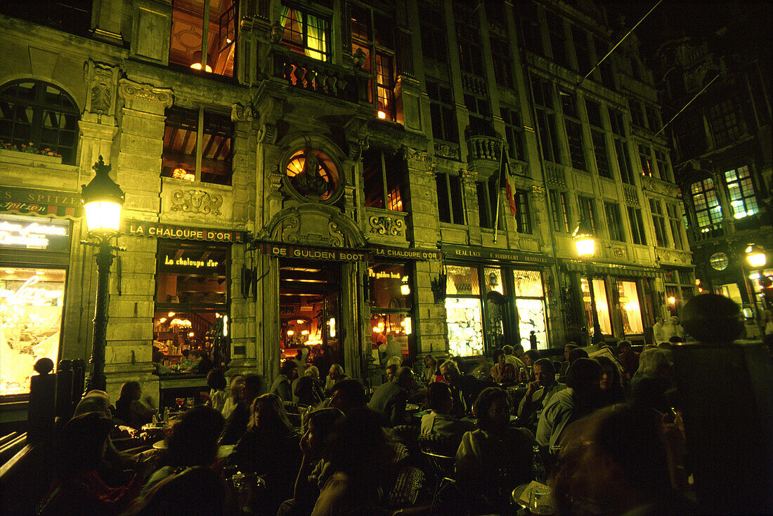 Grand'Place, Restaurant De Gulden Boot Brüssel, Belgien