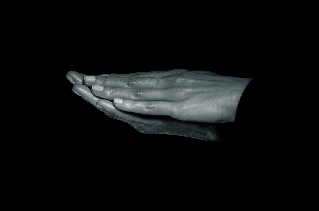 Praying hands, people hands