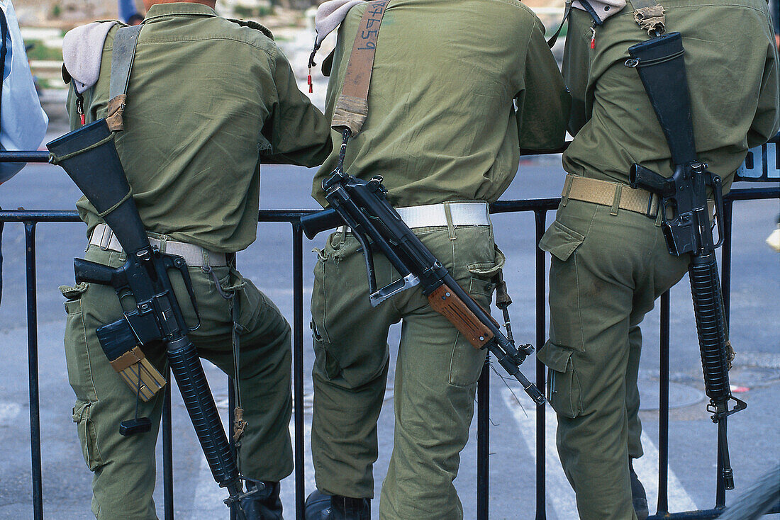 Young soldiers, Jerusalem, Israel