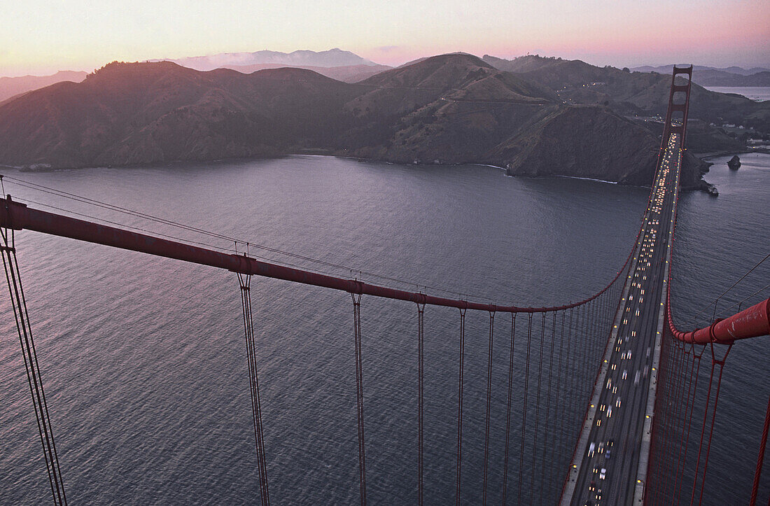 view from the Golden Gate Bridge, San Francisco, USA