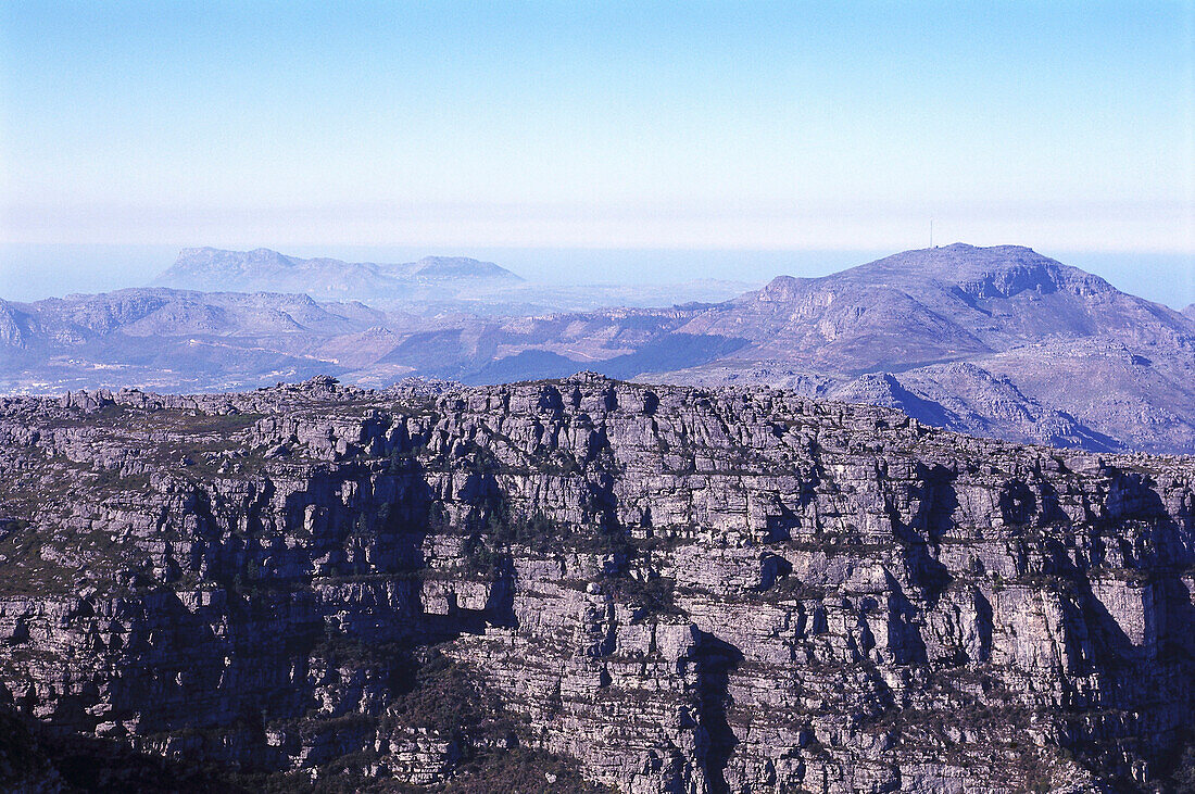 View from Table Mountain, Cape Town South Africa