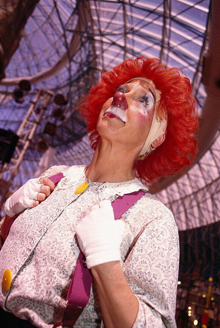 Clown at Adventuredome, Circus Circus, Las Vegas Nevada, USA