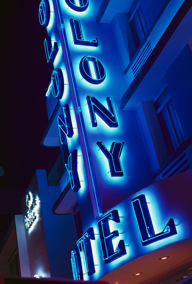Colony Hotel, Ocean Drive, Miami Beach, Miami Florida, USA