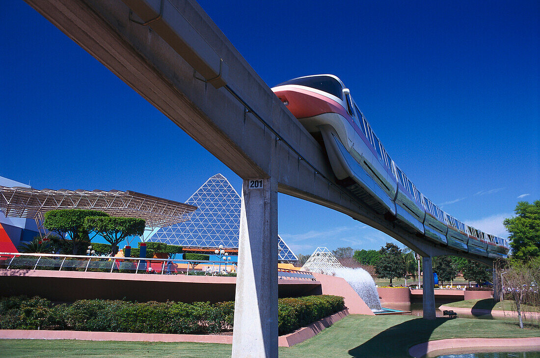Monorail, Epcot Center, Disneyworld, Orlando Florida, USA