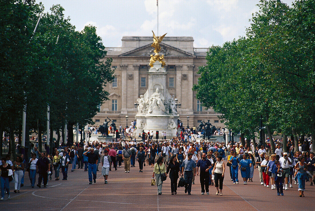 Buckingham Palace, The Mall, London, England Great Britain