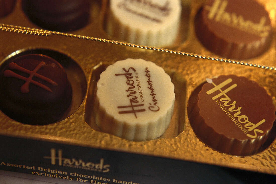 Harrods chocolates, London, England Great Britain