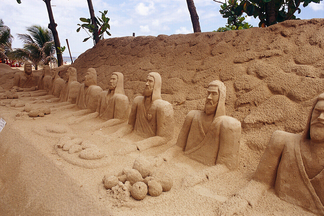 Sandsculpture, Ipanema Beach, Rio de Janeiro Brazil
