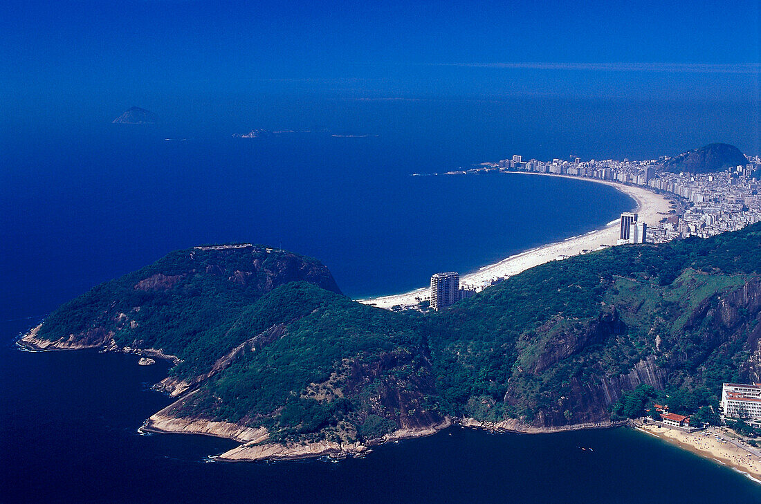 Copacabana view from Sugar loaf, Rio de Janeiro Brazil
