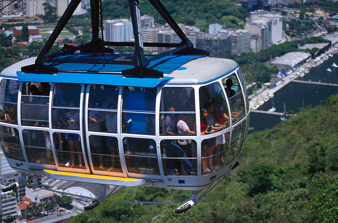 Cablecar to Sugar loaf, Rio de Janeiro Brazil