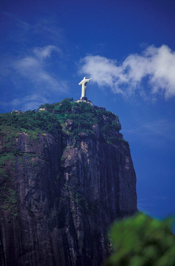 Statue of Jesus Christ on Corcovado mountain, Rio de Janeiro, Brazil, South America, America