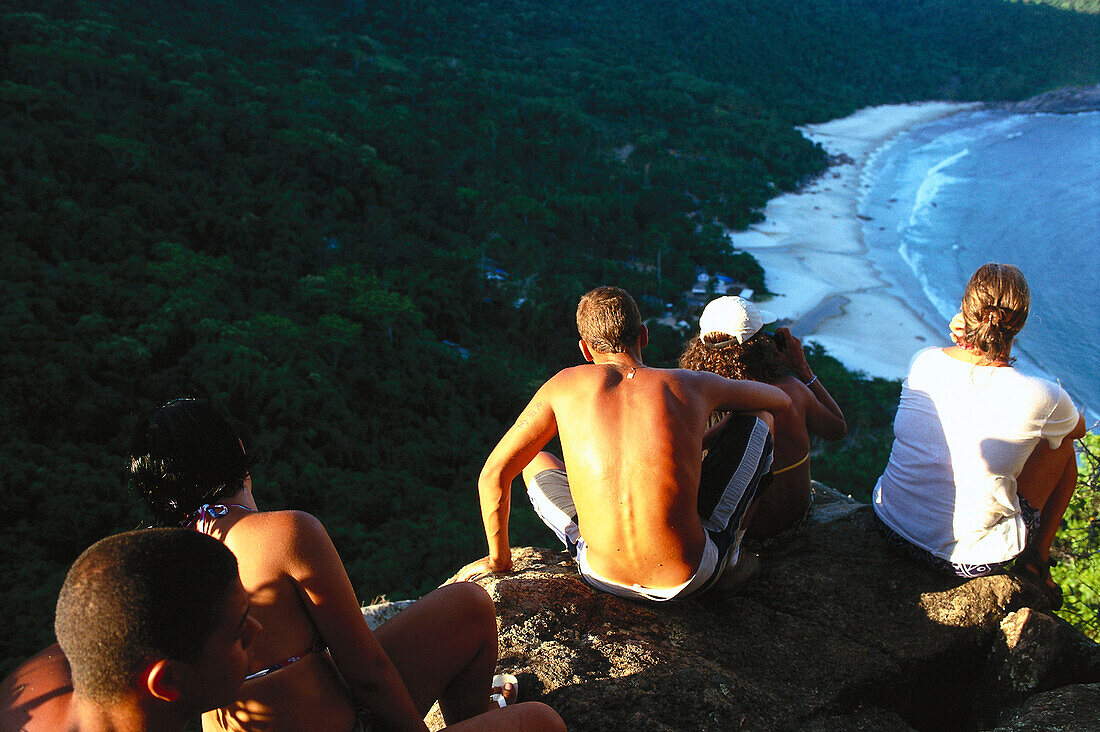 View to beach, Ilha Grand, Costa Verde Brazil