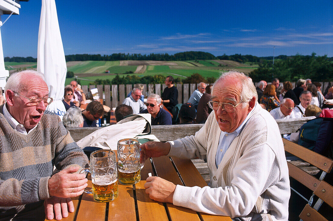 Andechs cloister visitors, Herrsching, Bavaria Germany