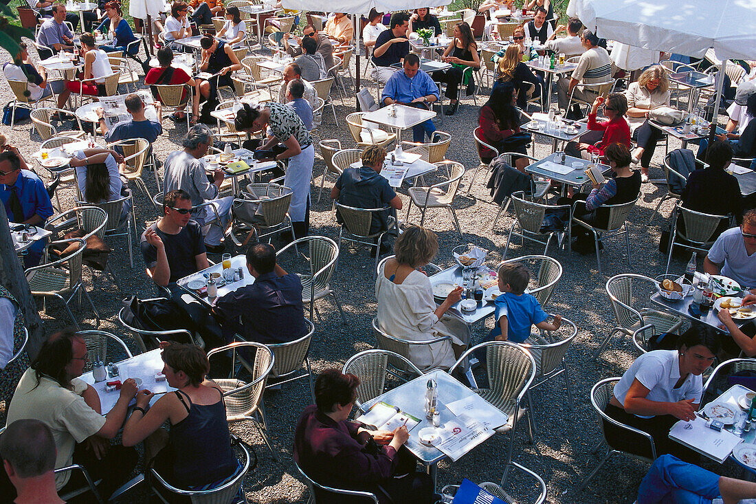 Museumquartier, Café Kunsthalle, Vienna Austria