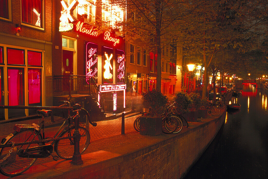 The Red-Light District, Amsterdam Netherlands