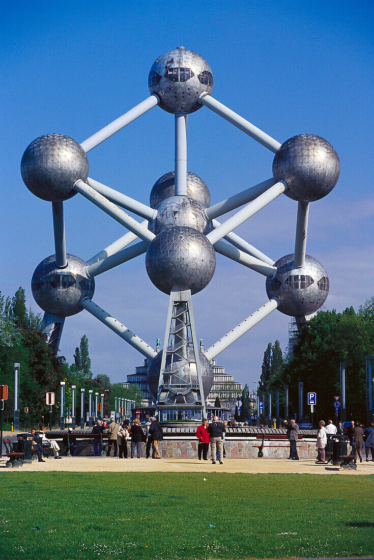 The Atomium, architekt André Waterkeyn, Brussels, Belgium