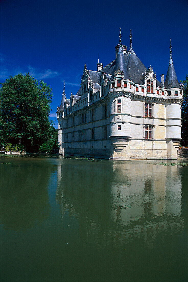 Château d´ Azay-le-Rideau, Azay-le-Rideau, Indre et Loire, Frankreich