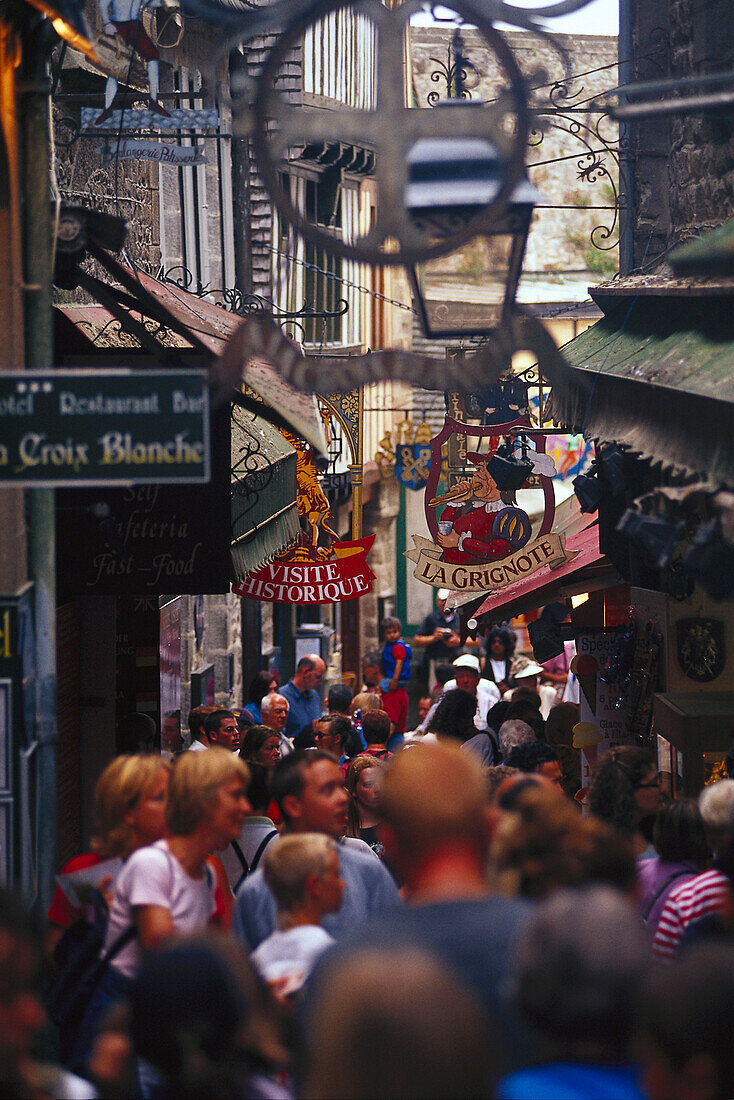 Grand Rue, Mont St. Michel, Normandie, France