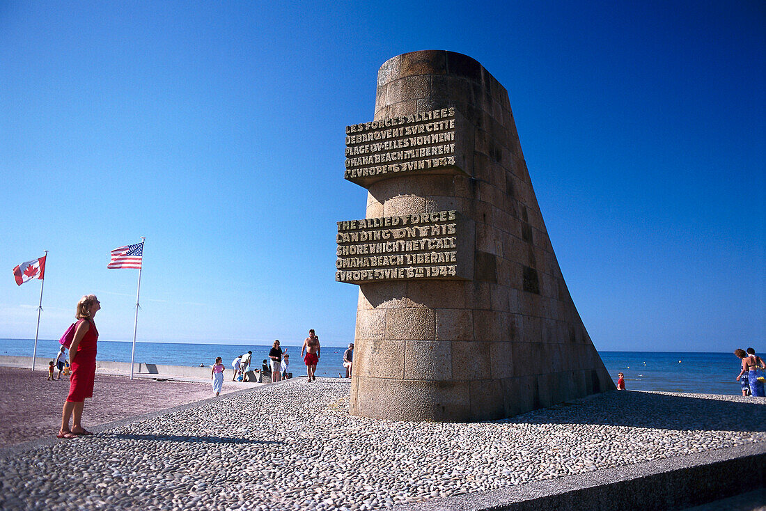 Omaha Beach memorial, Normandie France