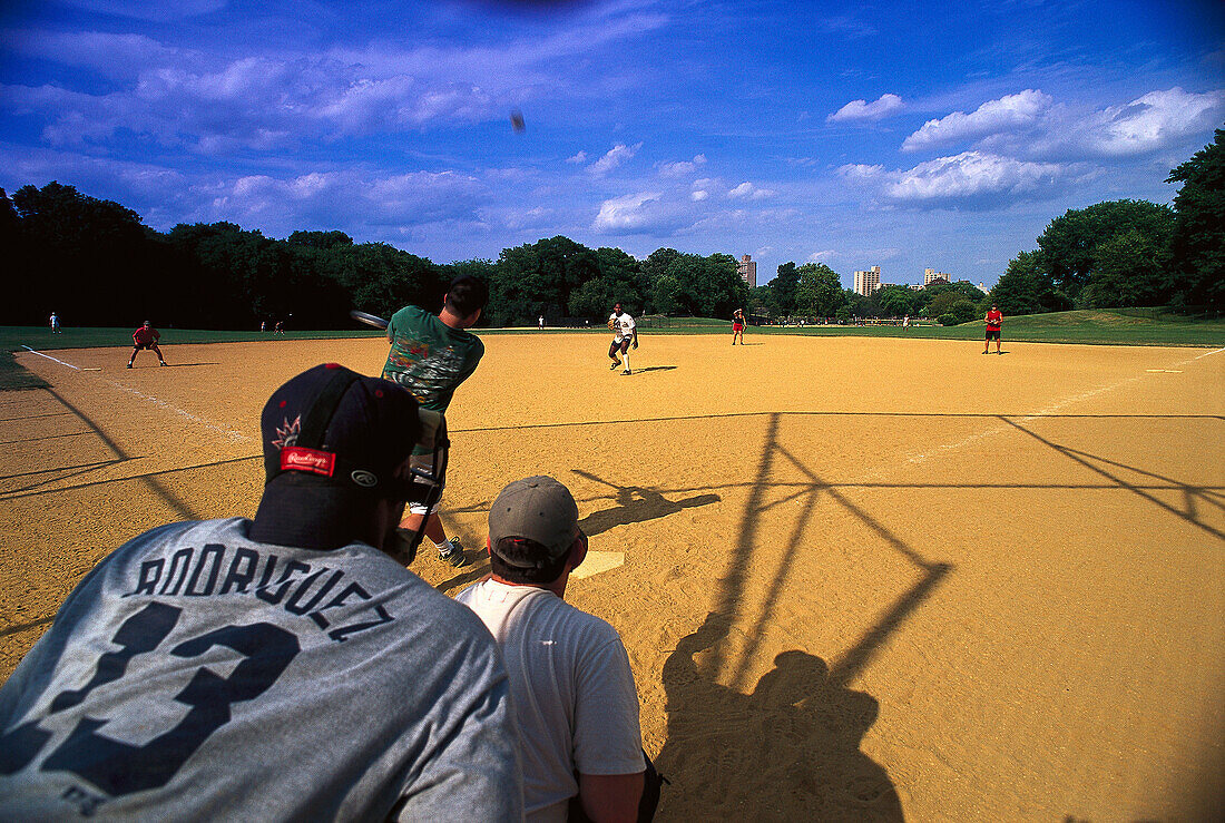 Baseball, Central Park, Manhattan, New York, USA