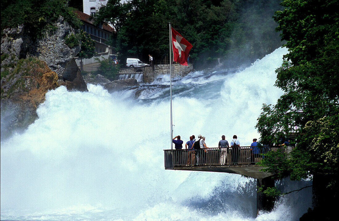 Viewpoint, Rhine Falls, Schaffhausen Switzerland
