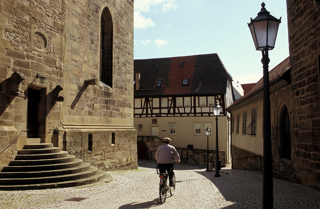 Oehringen town center, Black Forest, Baden Wuerttemberg Germany