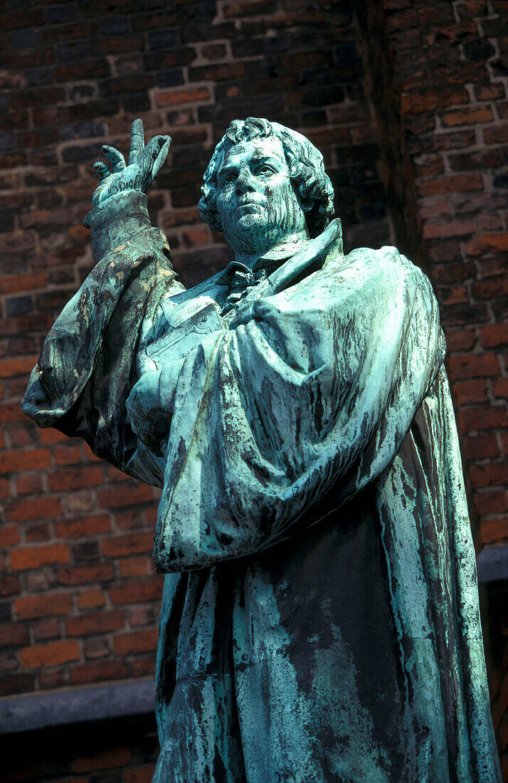 Statue von Martin Luther, Hannover, Niedersachsen, Deutschland