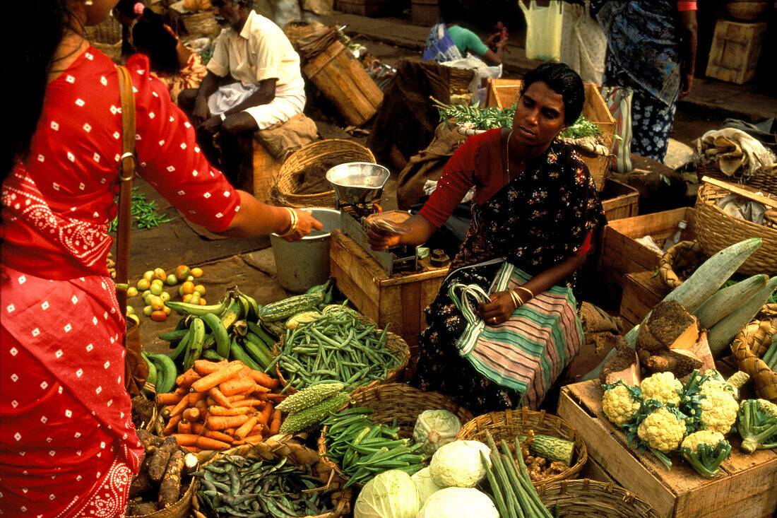 Market, Kerala, India, Asia