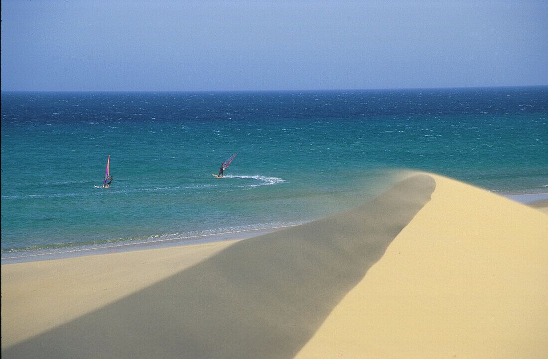 Playa de Sotavento de Jandia, Fuerteventura, Kanarische Inseln, Spanien