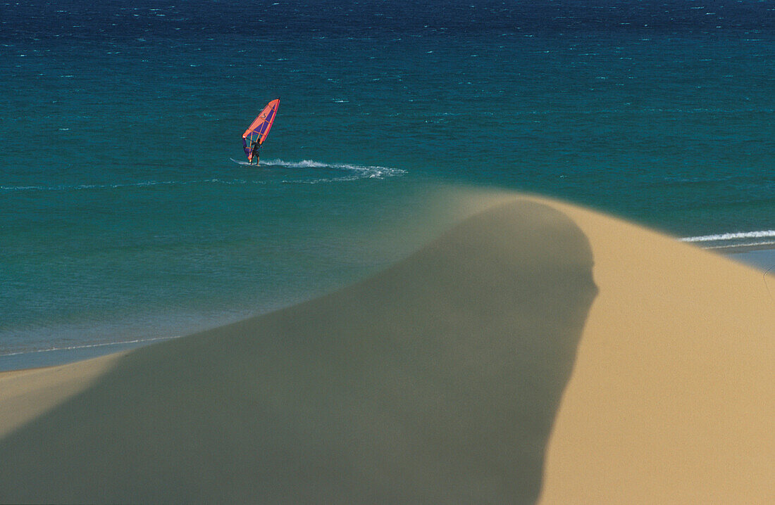 Playa de Sotavento de Jandia, Fuerteventura, Kanaren, Spanien
