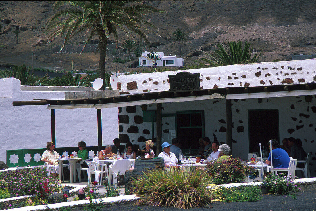 Restaurant Emiliano, Fermes, Lanzarote Kanarische Inseln, Spanien