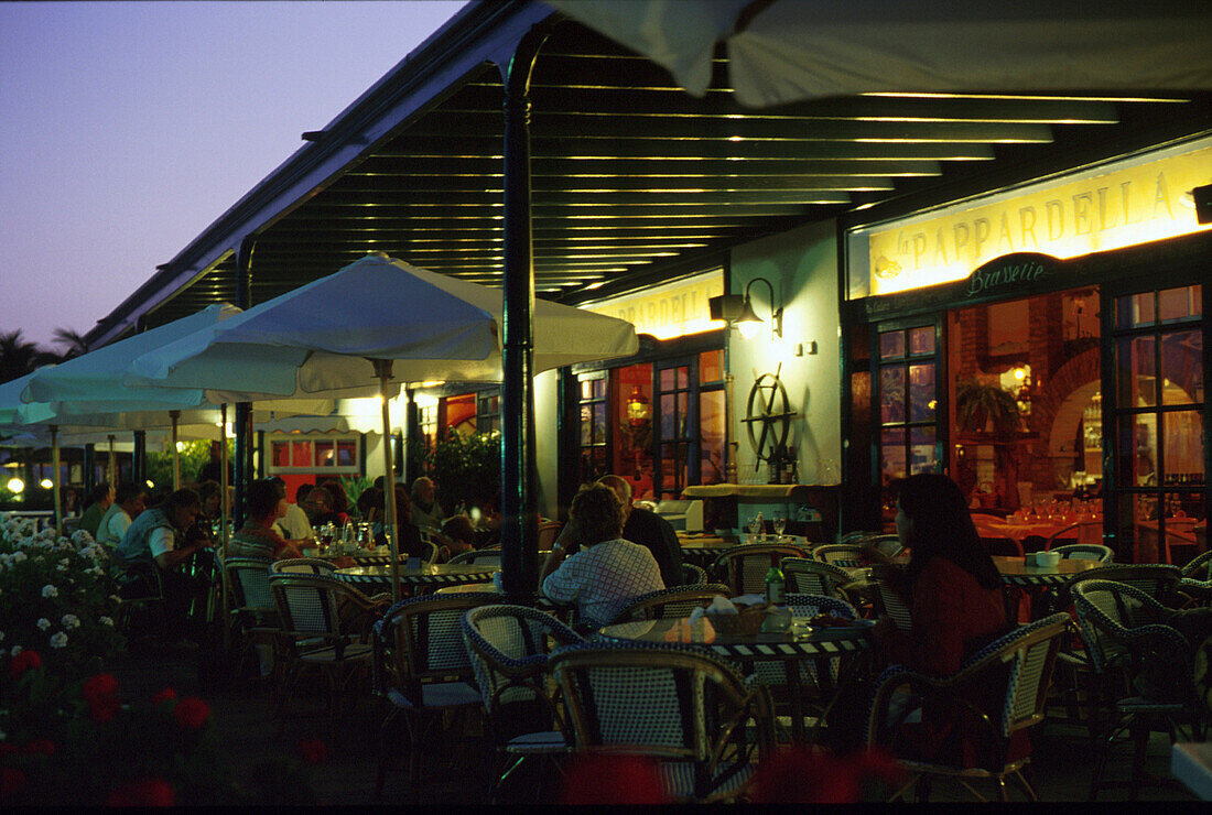 Restaurant Pappadella, Puerto Calero, Lanzarote Kanarische Inseln, Spanien