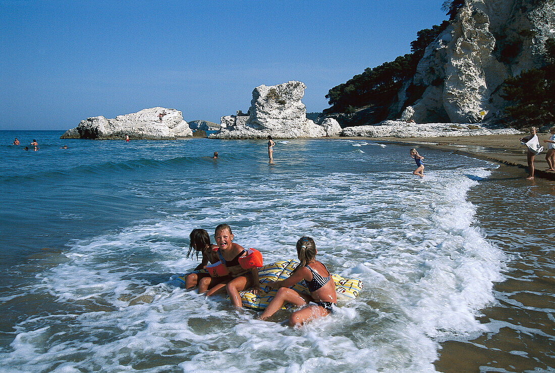 Beach, Vieste, Gargano, Puglia, Italy