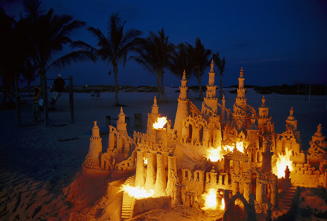 Sand Castle, Miami Beach, Florida, USA