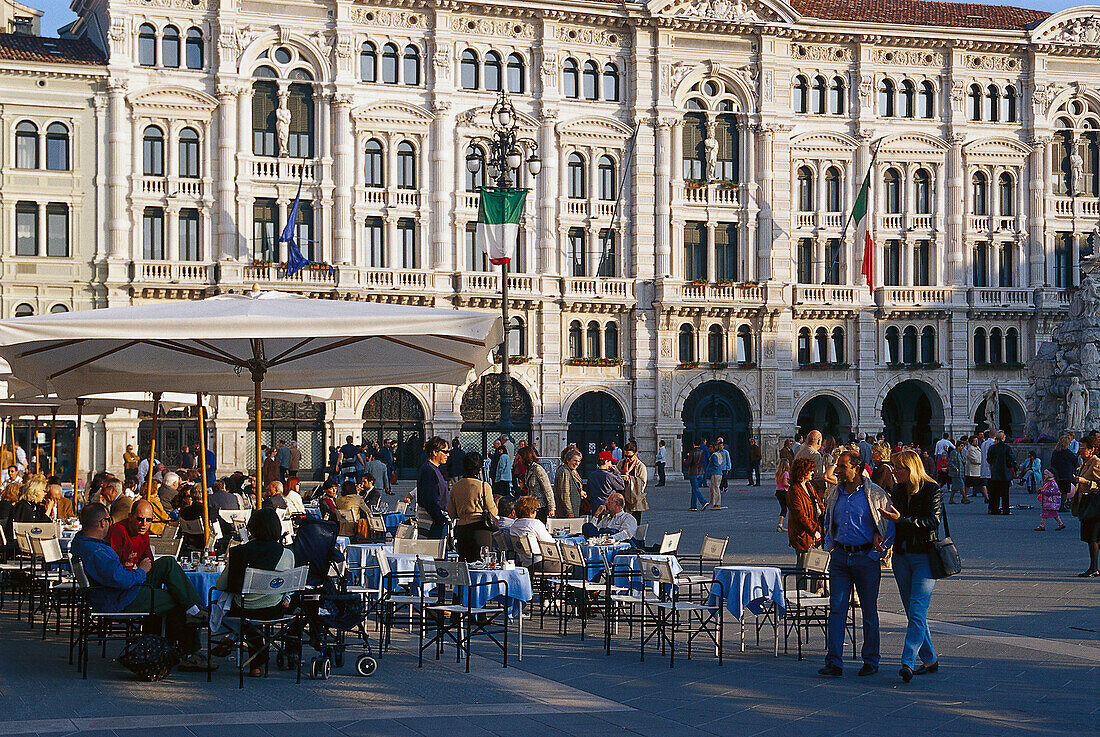 Piazza della Unita d' Italia, Trieste, Friuli Italy