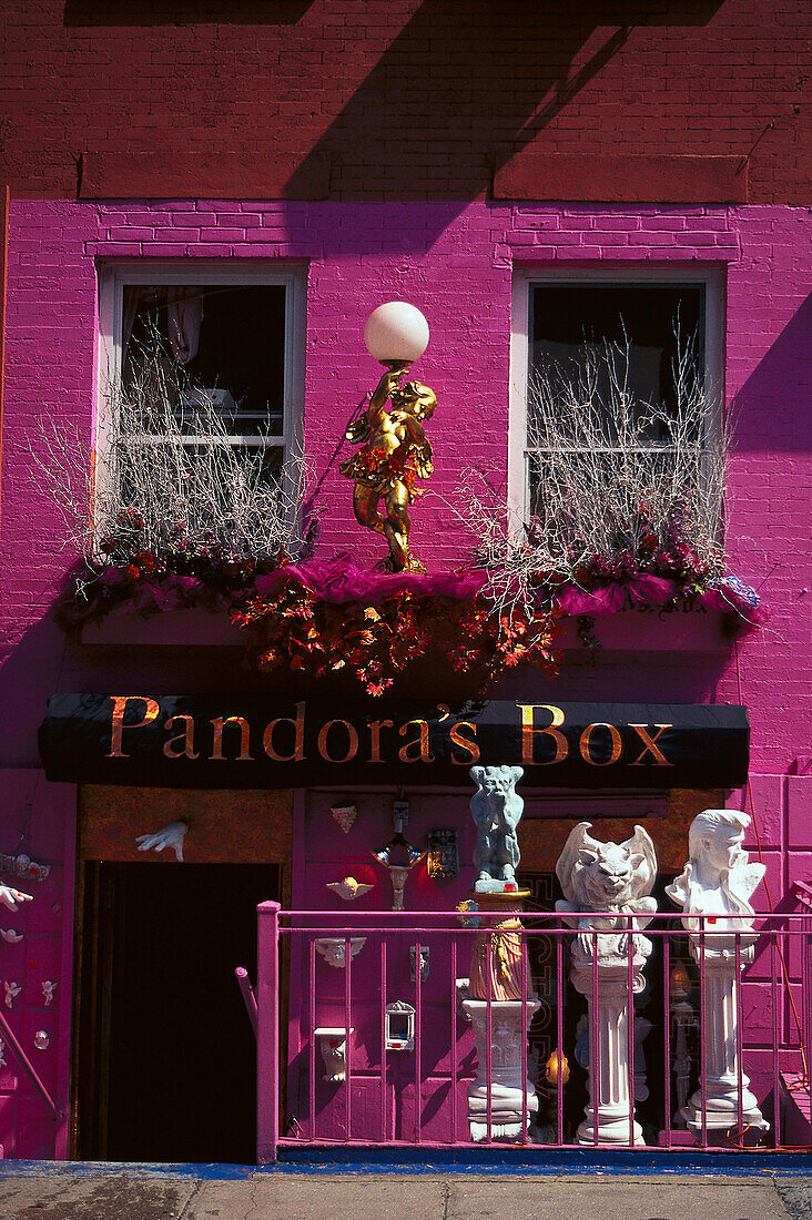 Shop Pandora´s Box, SoHo, Prince Street, Manhattan NYC, USA