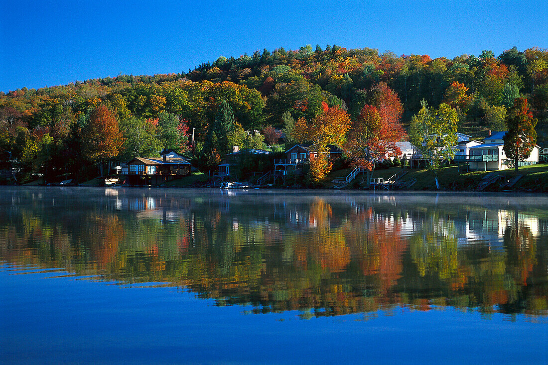 Lake Elmor near Stowe, Vermont, USA