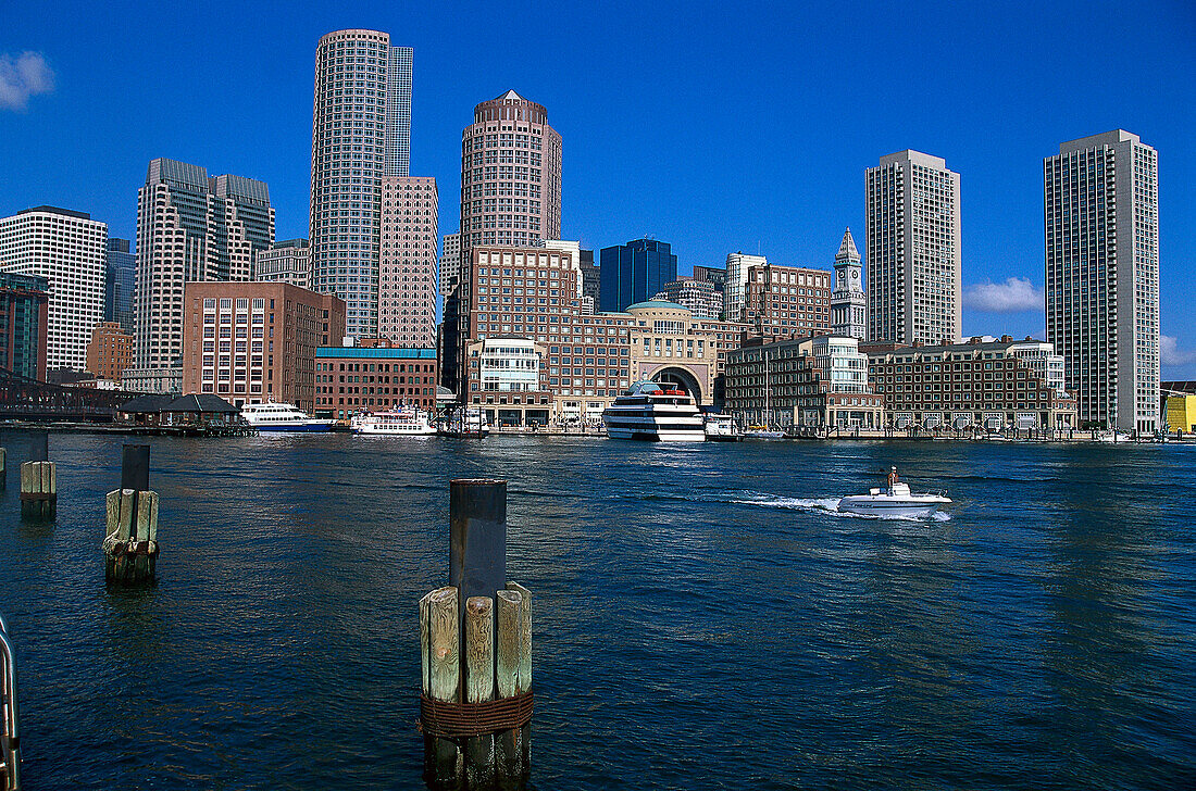 Skyline, Financial Center, Boston, Massachusetts, USA