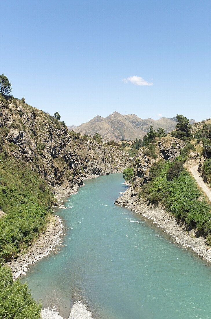 River in newzealand, landscape New Zealandv