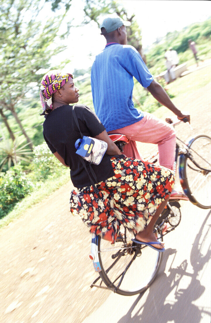 People on bike