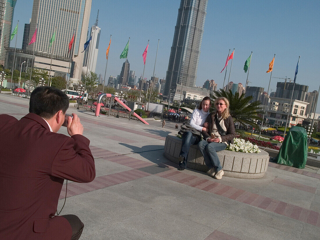 Tourists in shanghai, Shanghai, China